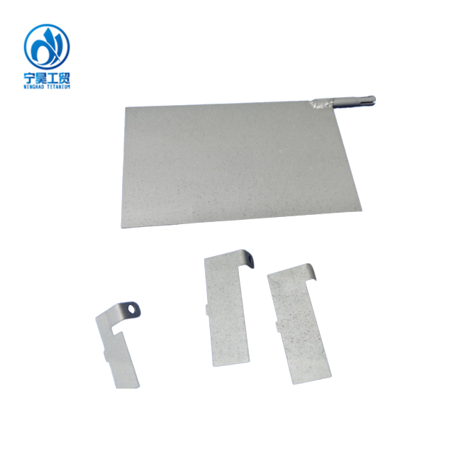 Titanium electrodes for electrochemical water treatment